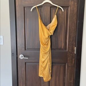 Angel Biba Gold Dress XS
